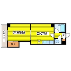 新道東駅 徒歩3分 3階の物件間取画像